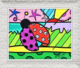 LADY BUG - Mixed Media Original