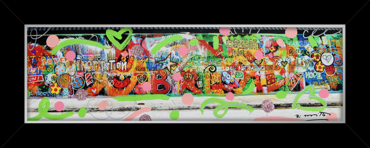 studio mixed media original  colorful decorative collectible gift idea