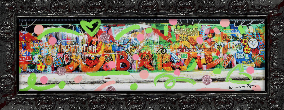 studio mixed media original  colorful decorative collectible gift idea
