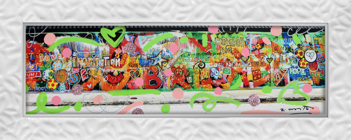 studio mixed media original  colorful decorative collectible gift idea