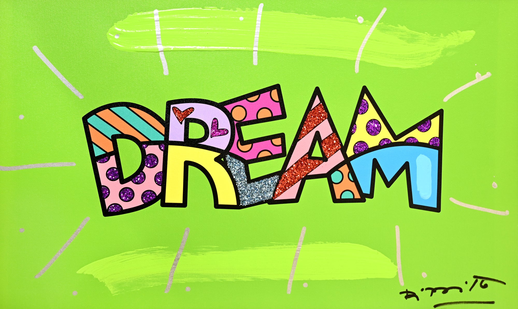 Dream (Word) - Mixed Media Original - Shop Britto