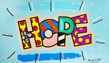 HOPE (WORD) -  Mixed Media Original