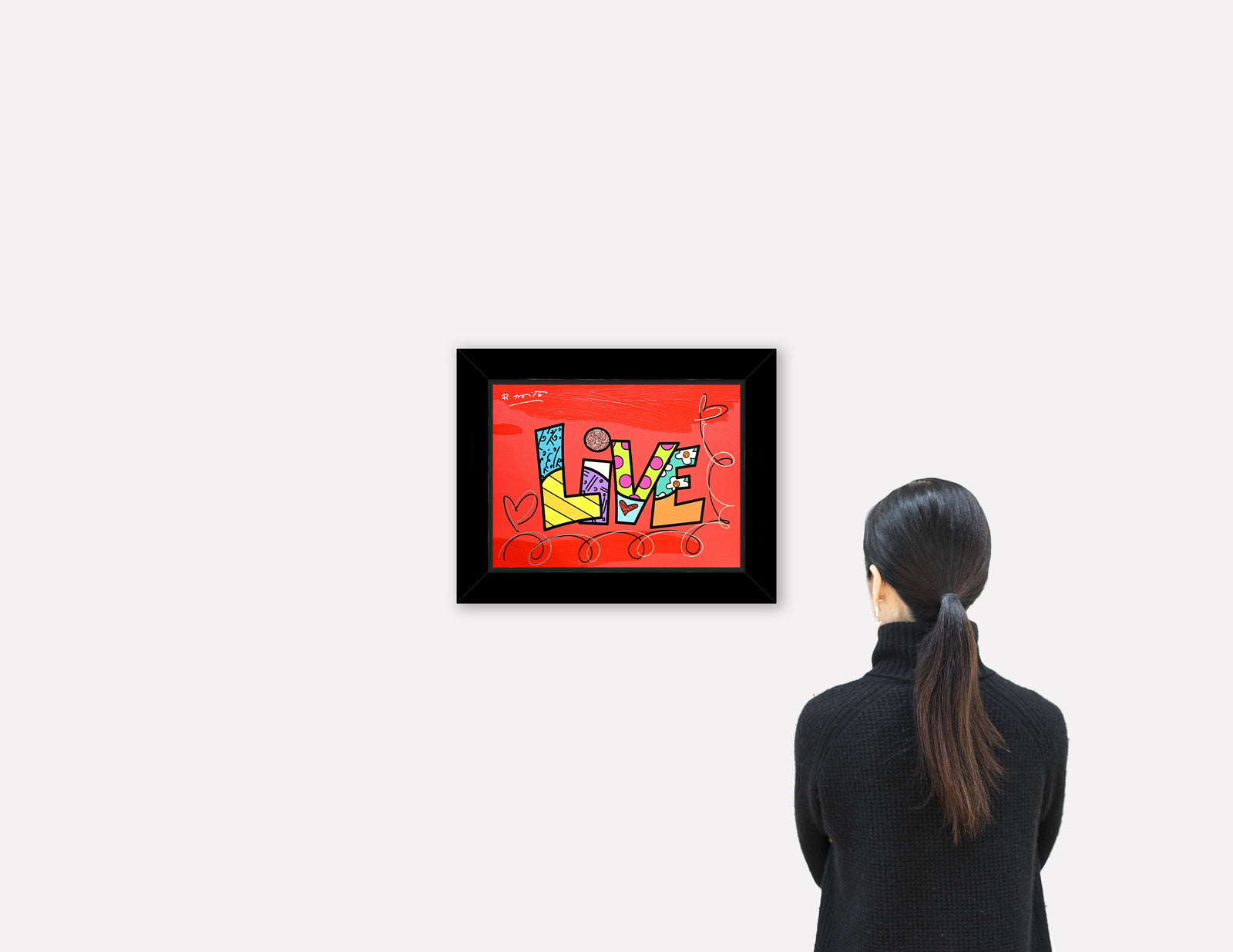 LIVE (WORD) -  Mixed Media Original