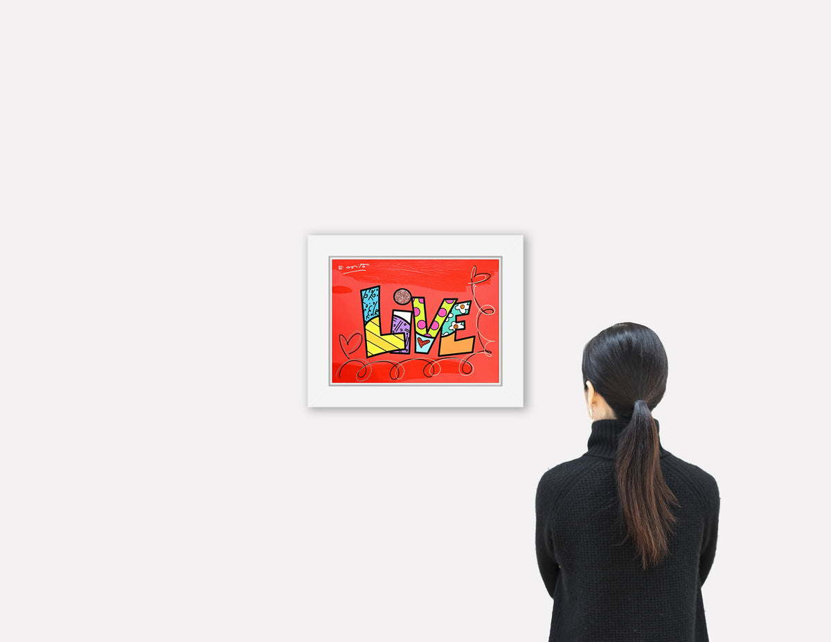 LIVE (WORD) -  Mixed Media Original