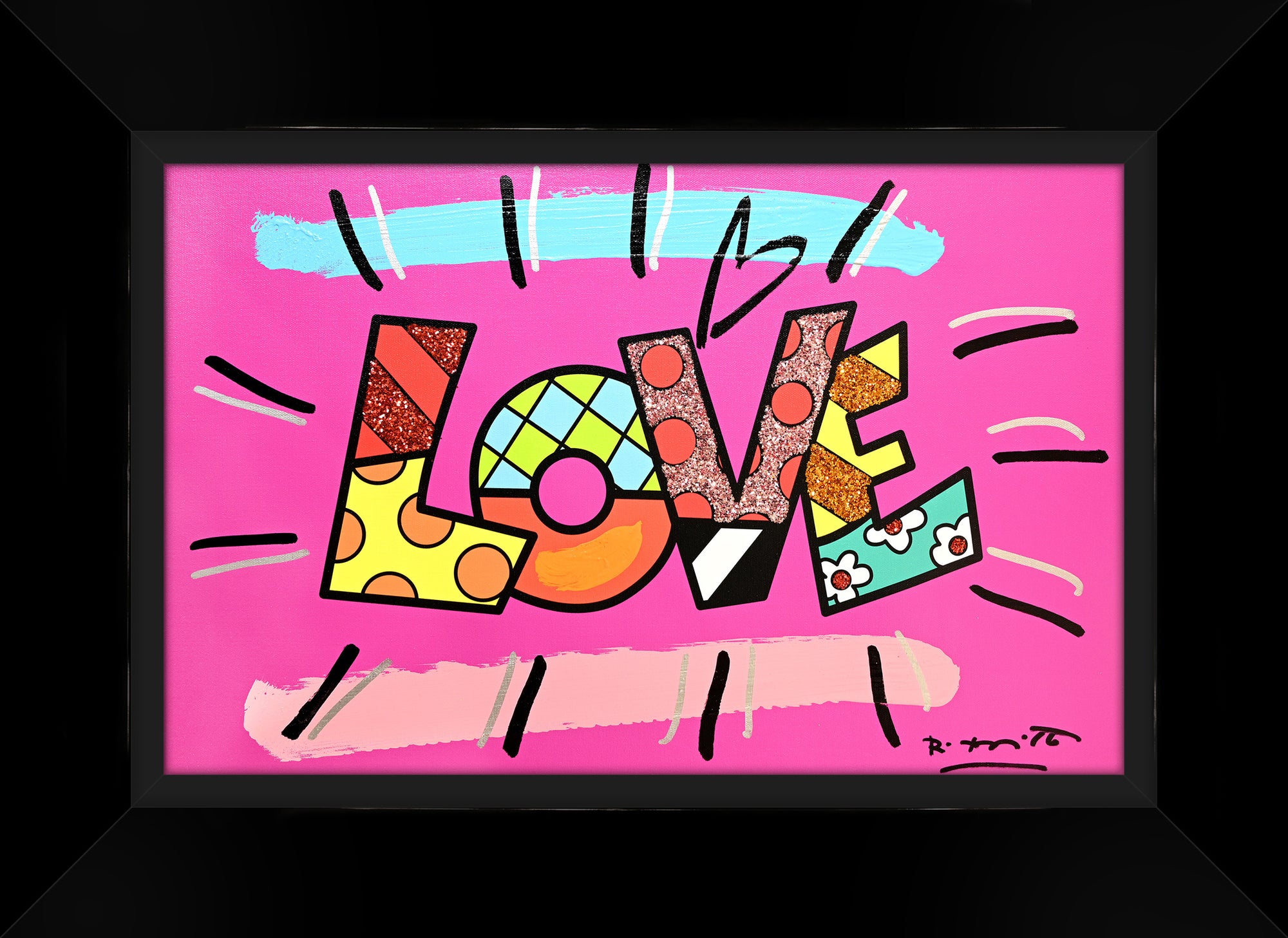 Love (Word) - Mixed Media Original - Shop Britto