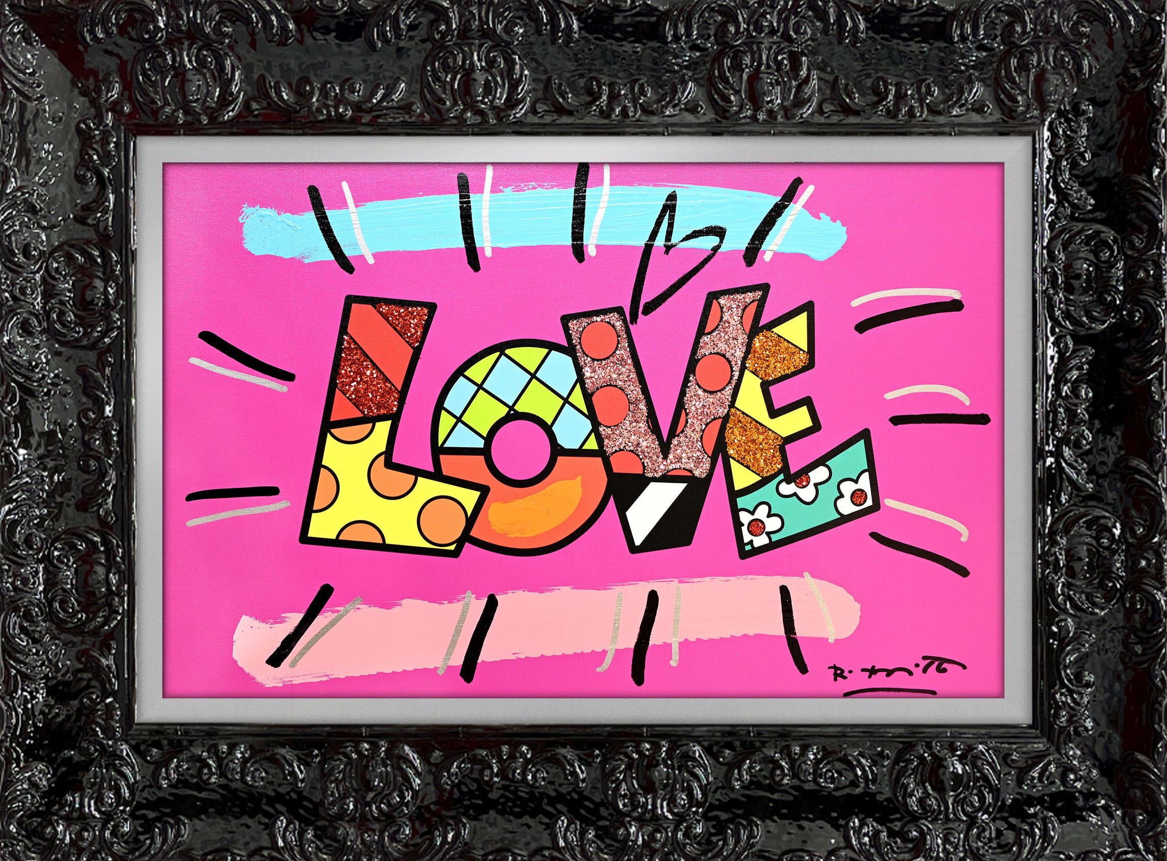 Love (Word) - Mixed Media Original - Shop Britto
