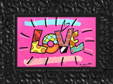 LOVE (WORD) -  Mixed Media Original