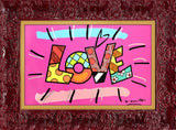 LOVE (WORD) -  Mixed Media Original