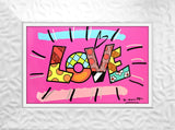 LOVE (WORD) -  Mixed Media Original