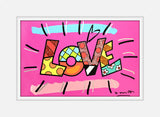 LOVE (WORD) -  Mixed Media Original