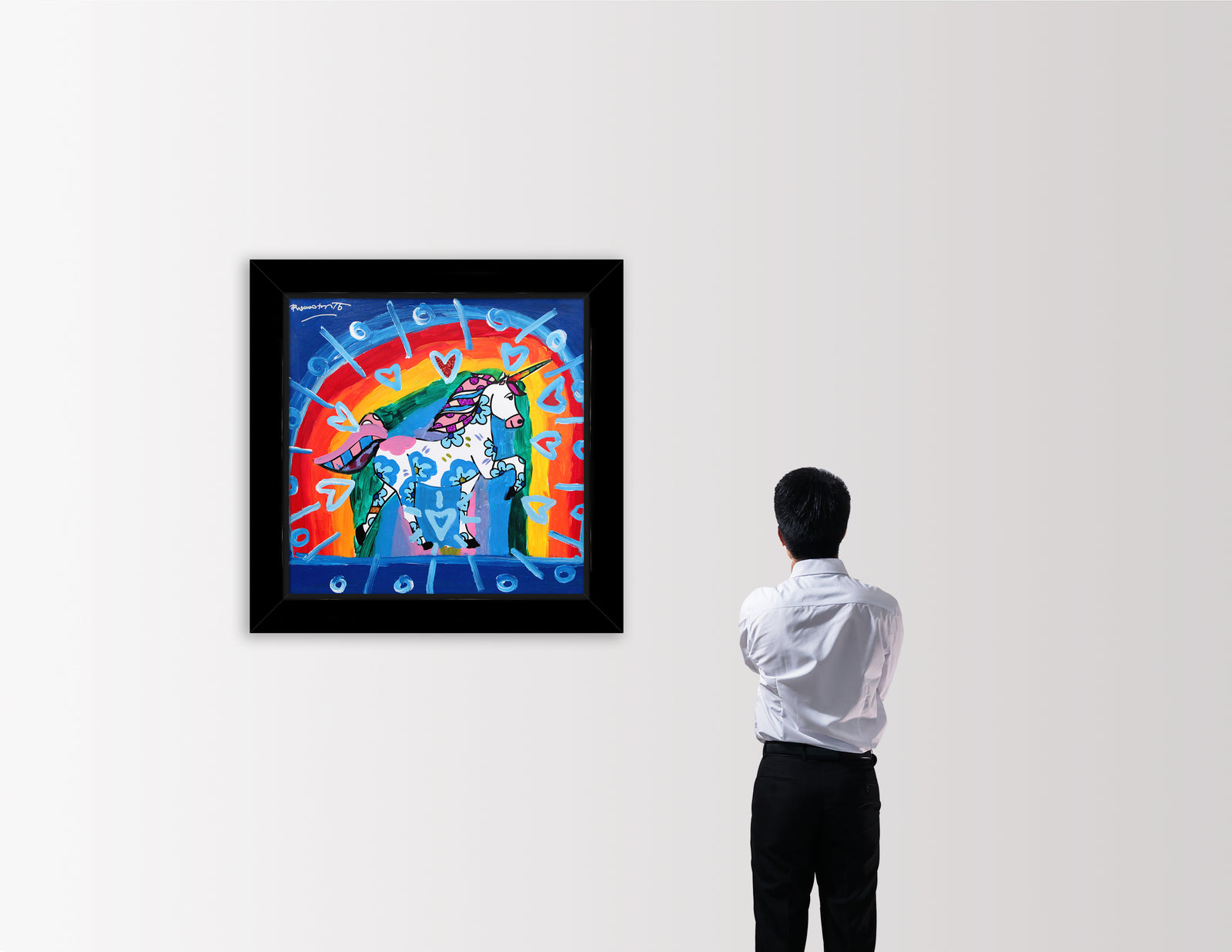 UNICORN -  Mixed Media Original