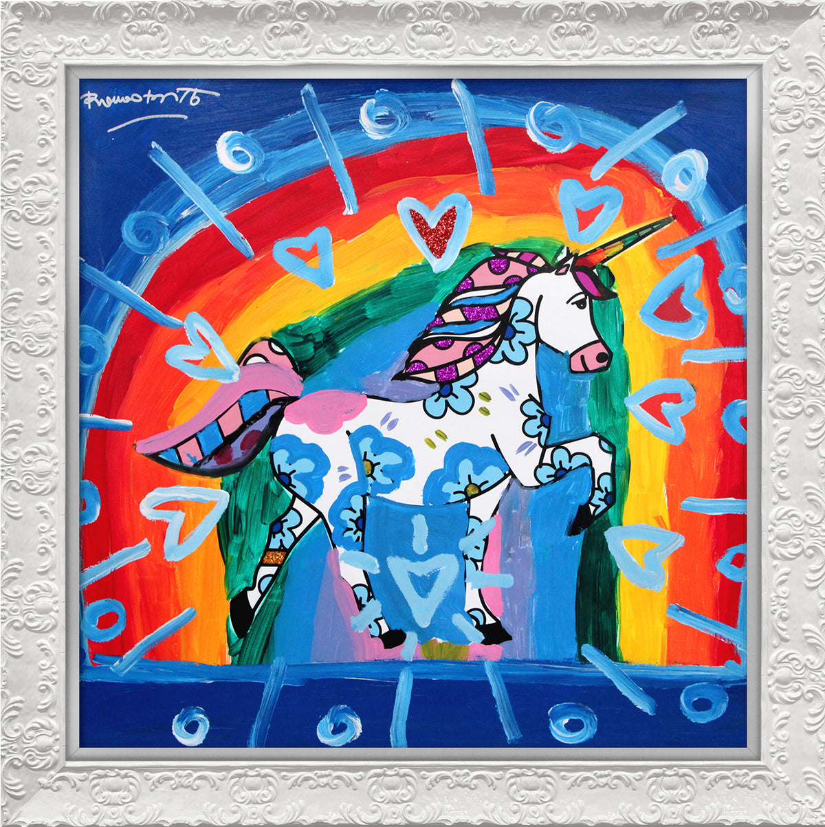 UNICORN -  Mixed Media Original