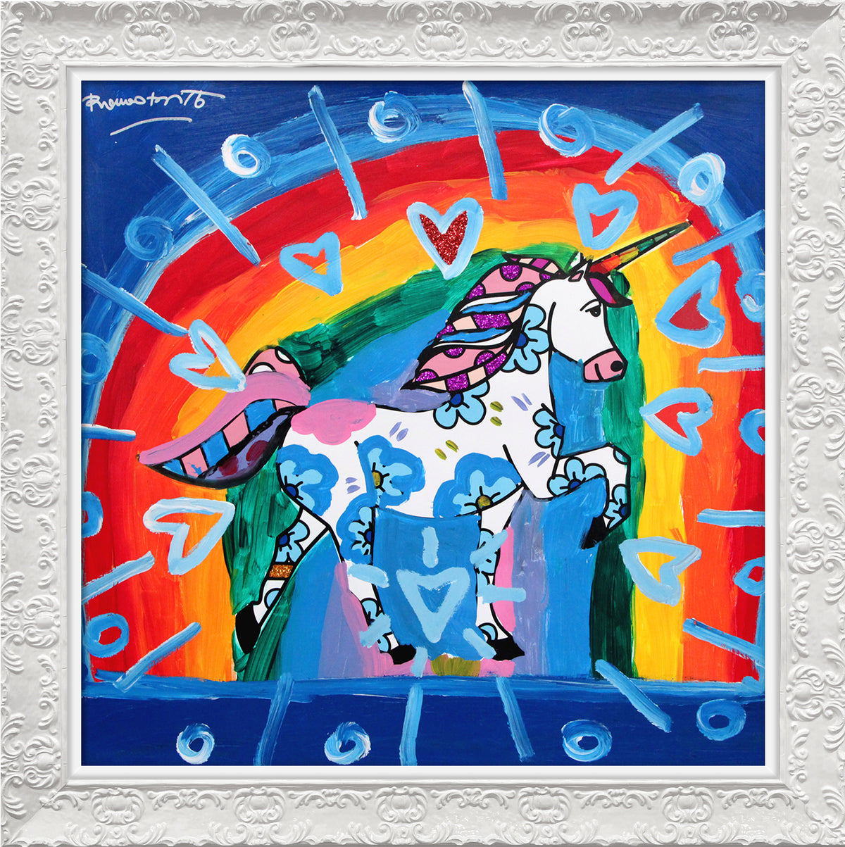 UNICORN -  Mixed Media Original