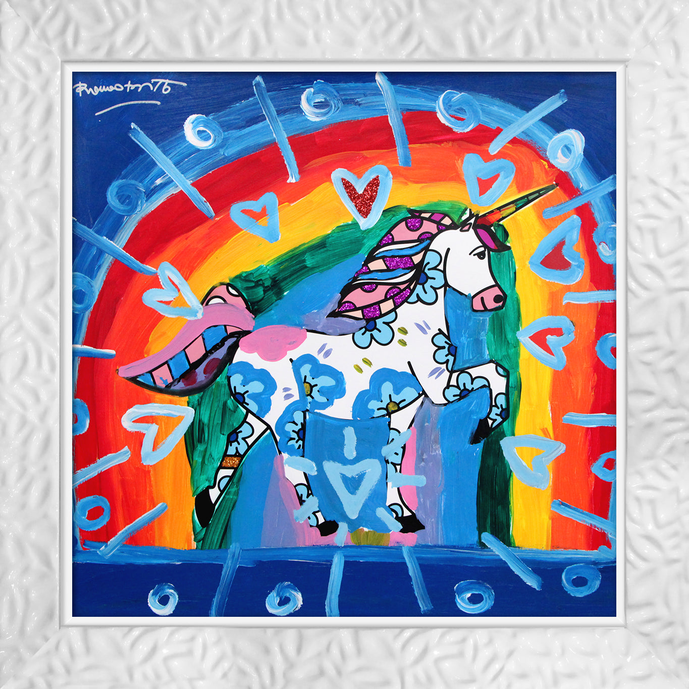 UNICORN -  Mixed Media Original