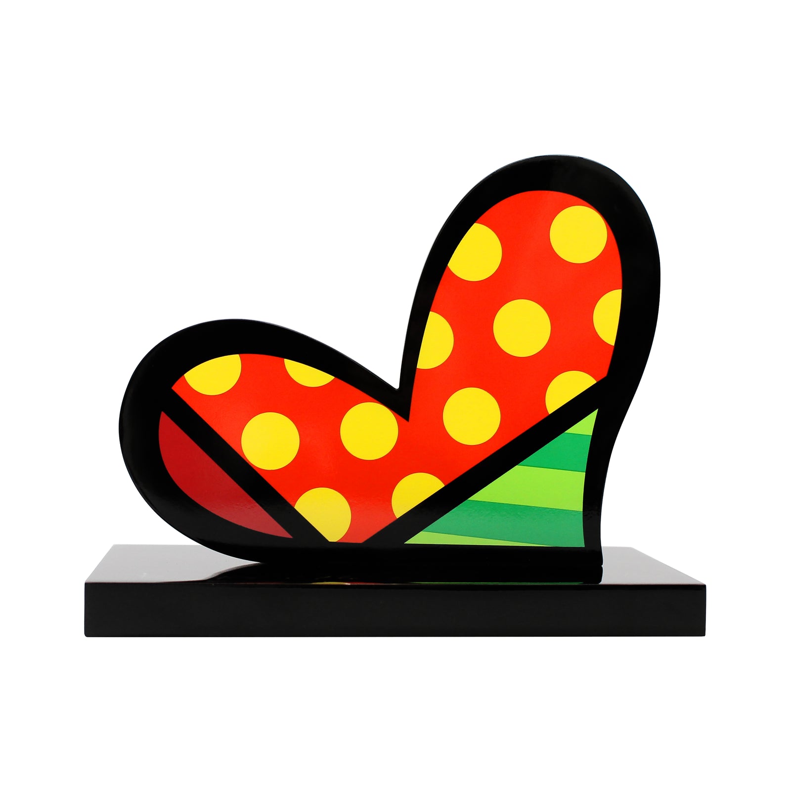 Romero Britto for you ii black base  colorful pop art design