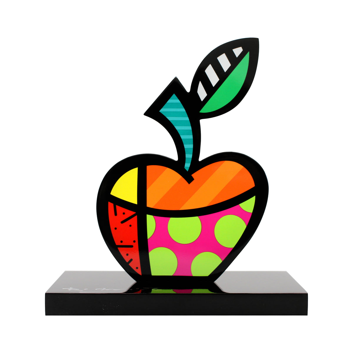 Big Apple (Black Base) - Limited Edition Sculpture