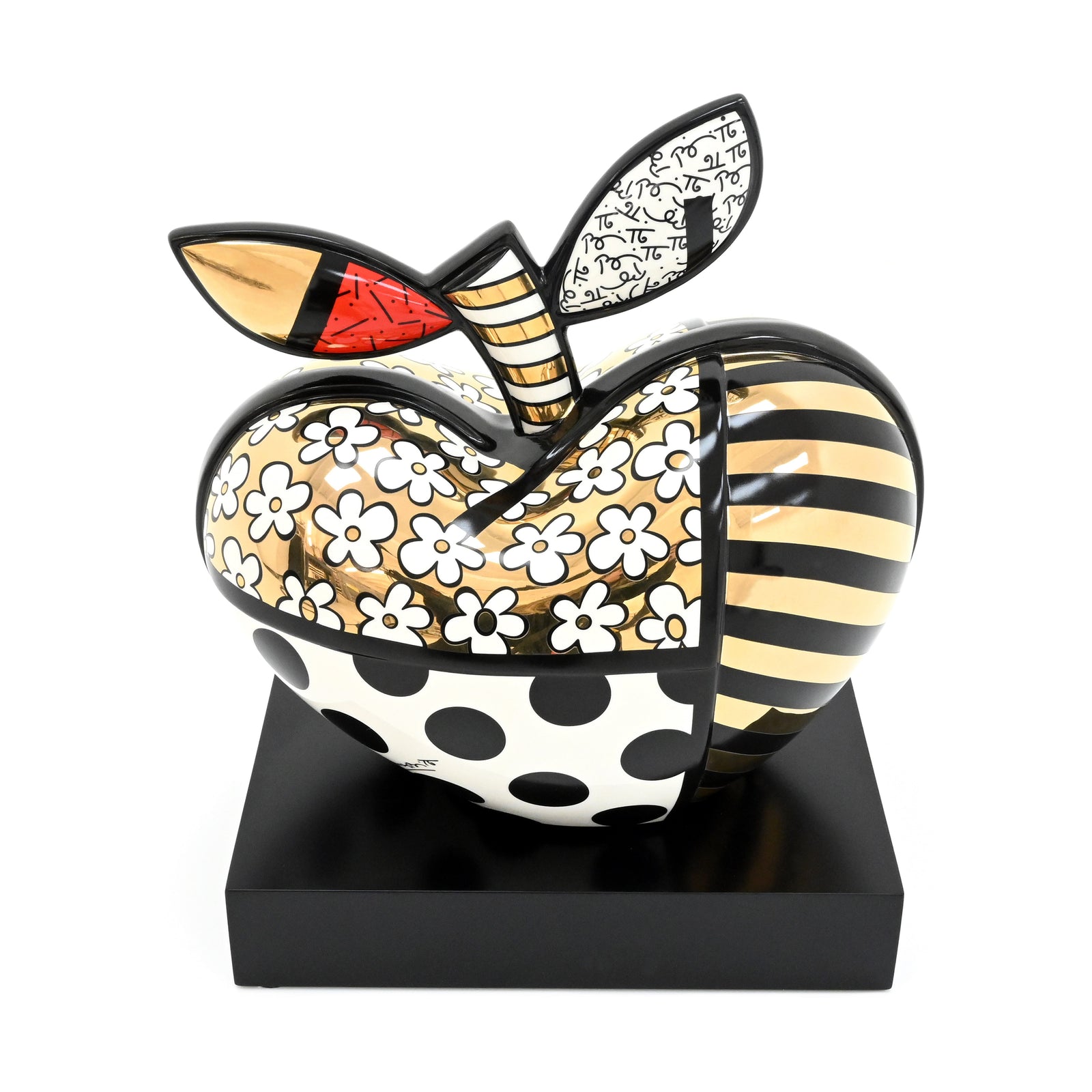 Golden Big Apple Fine Porcelain