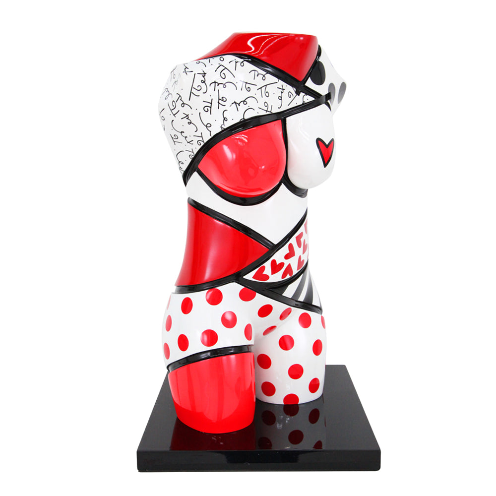 TORSO SCULPTURE - Classic Red