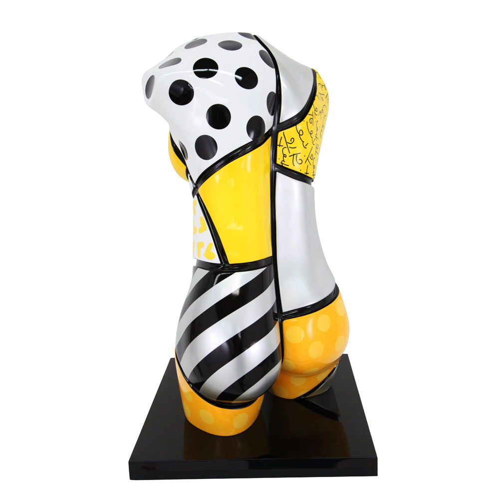 TORSO SCULPTURE - Classic Yellow