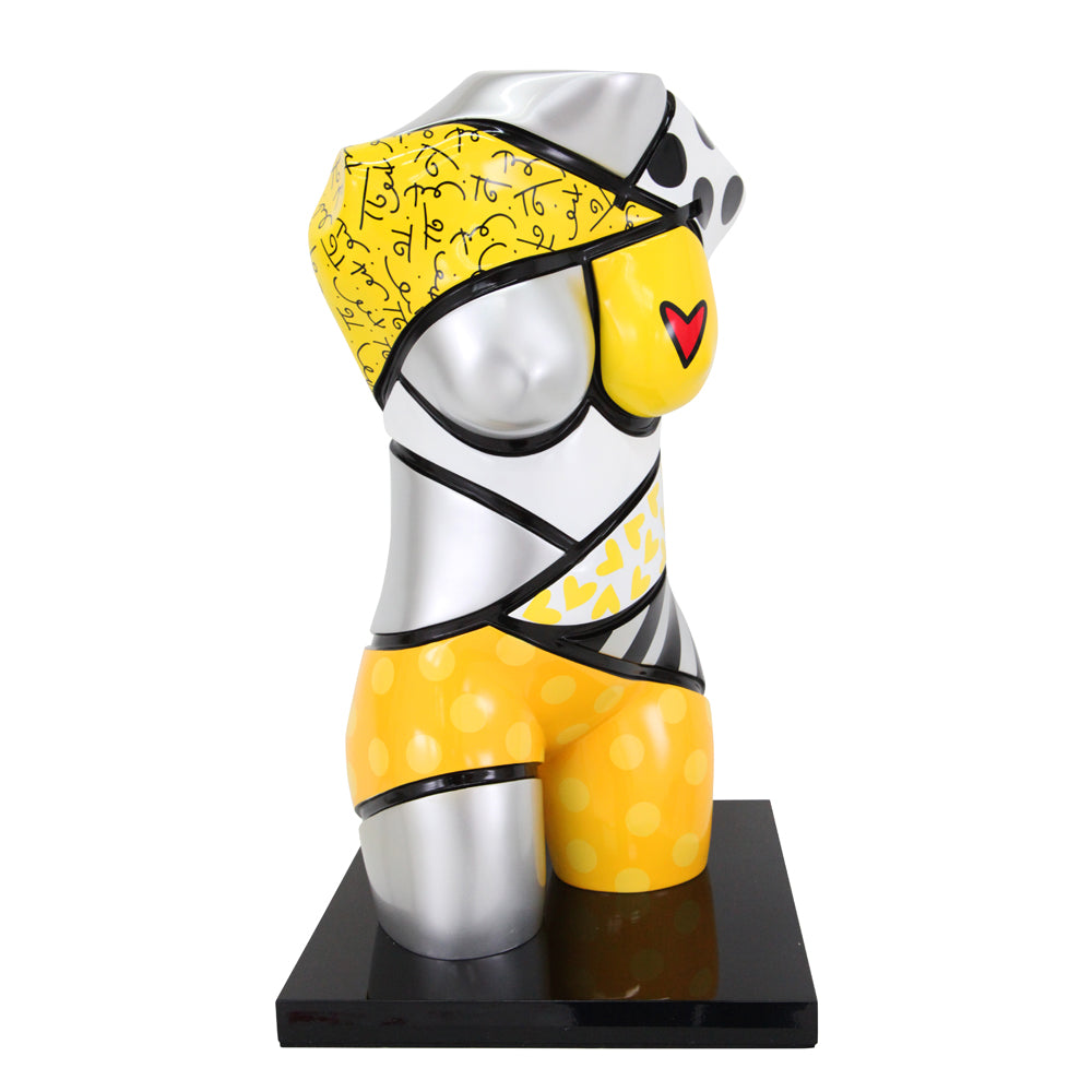 TORSO SCULPTURE - Classic Yellow