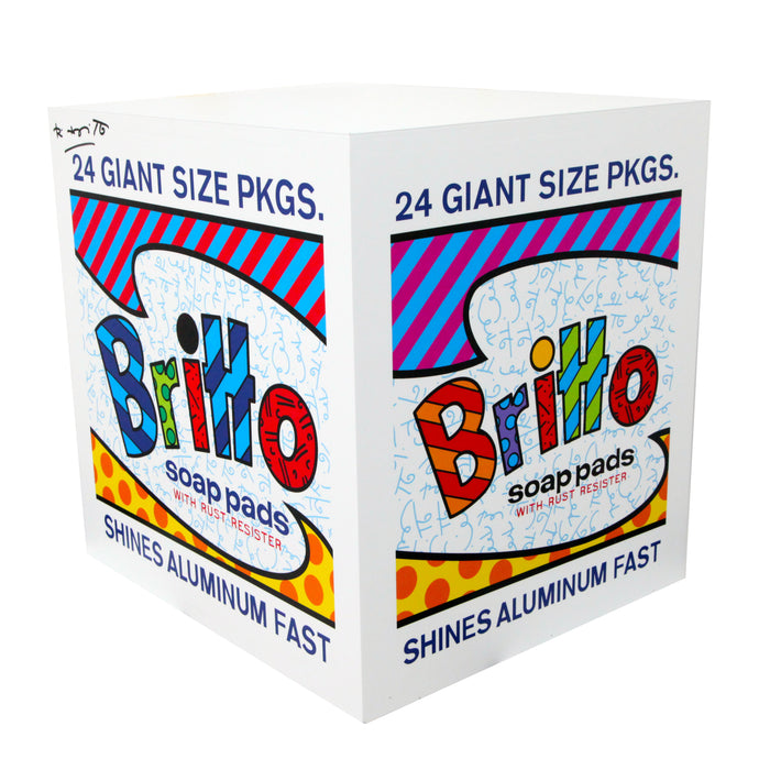 BRITTO LARGE BOX - Mixed Media Sculpture