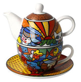 BRITTO GARDEN - TEA FOR ONE - Fine Porcelain