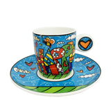 HAPPY WORD ESPRESSO CUP - Fine Porcelain