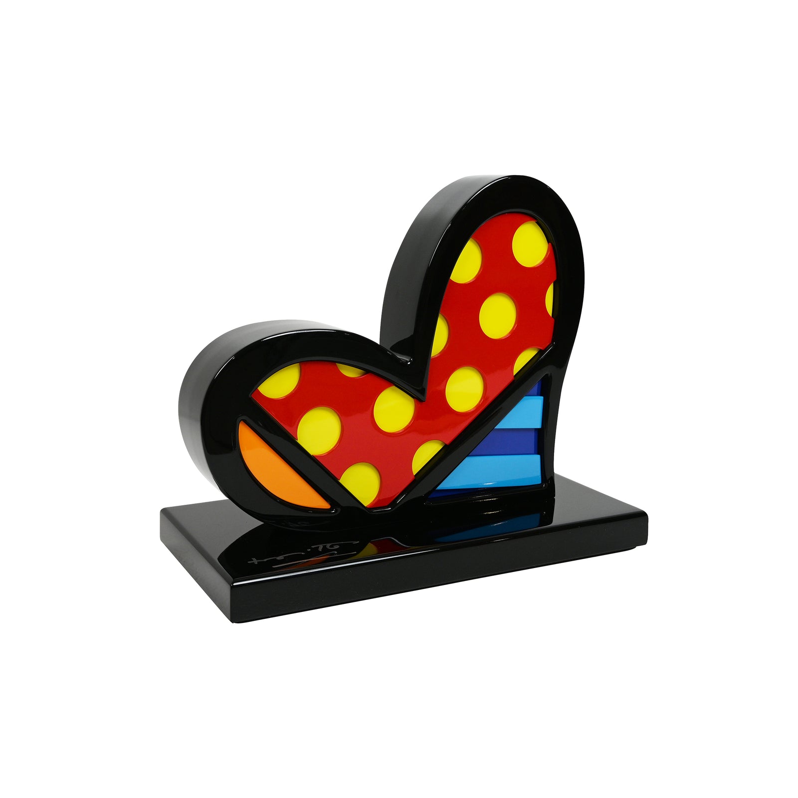 Forever Love (Black Base) - Limited Edition Sculpture