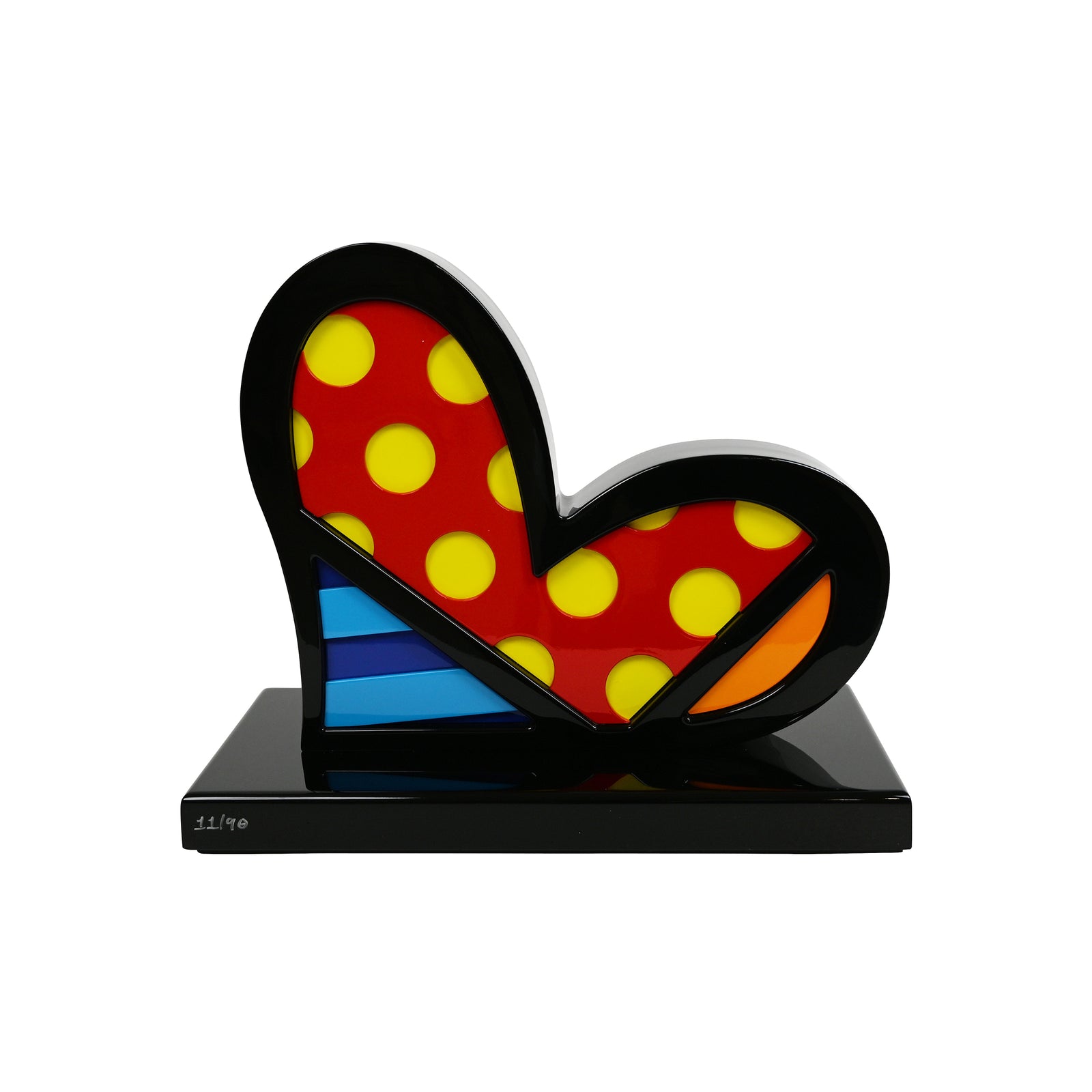 Forever Love (Black Base) - Limited Edition Sculpture