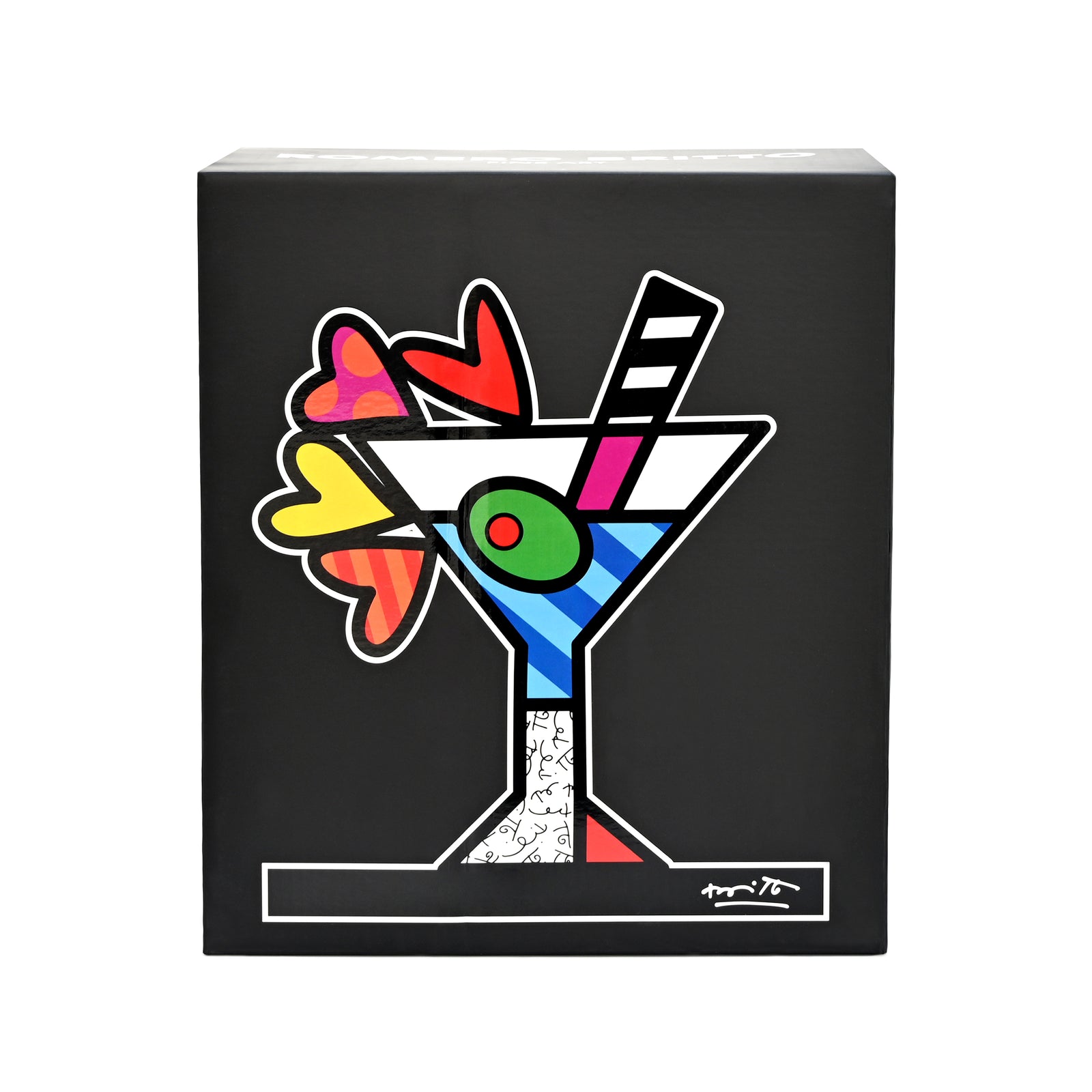 Martini (Black Base) - Limited Edition Sculpture