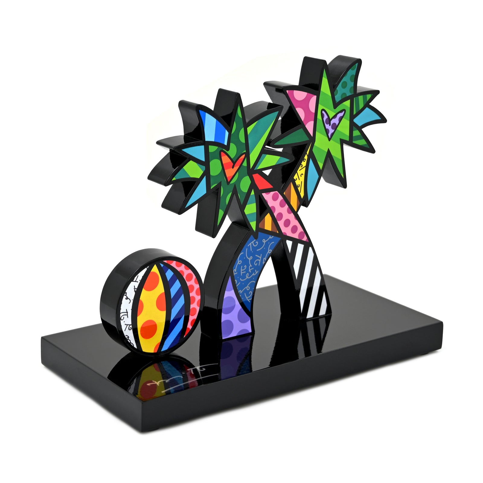 Palm Tree (Black Base) - Limited Edition Sculpture