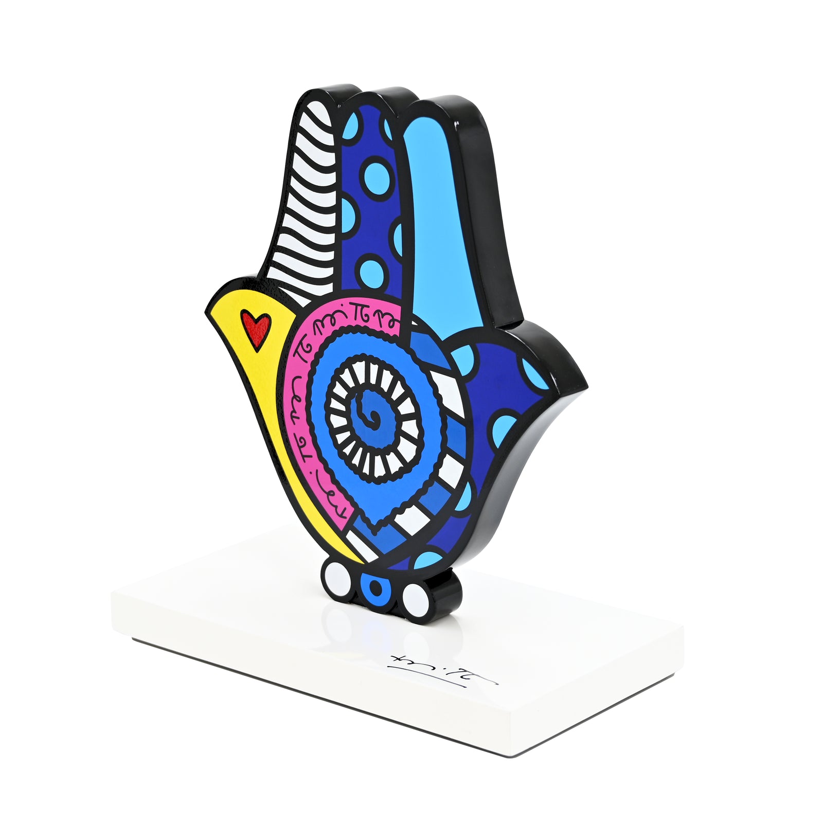 Hamsa (White Base) - Limited Edition Sculpture