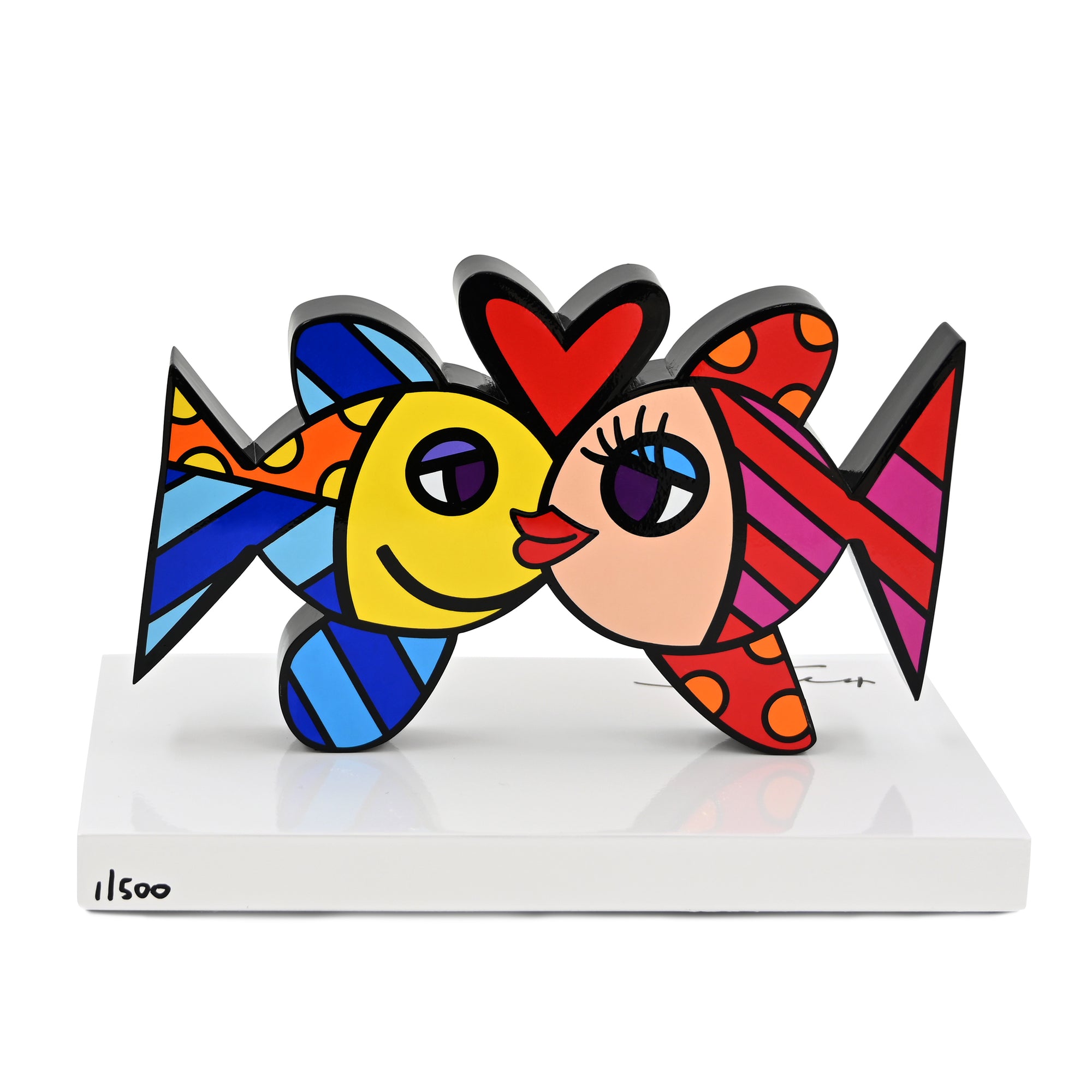 Deeply In Love (White Base) Fine Art Sculpture – Limited Edition