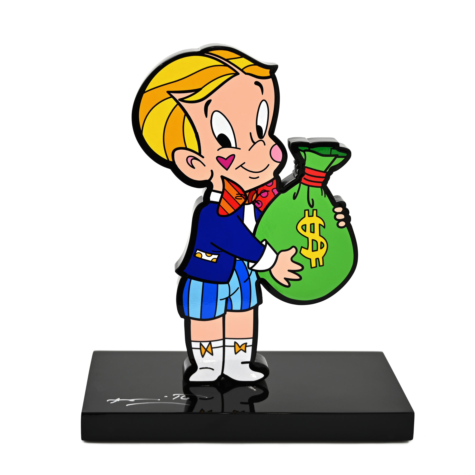 Richie Rich (Black Base) (NBCUniversal) Fine Art Sculpture