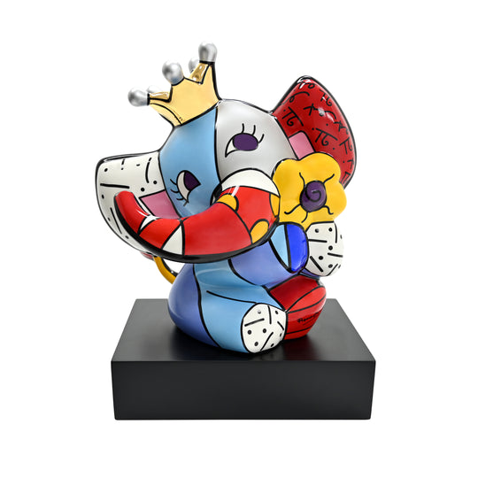 SPRING ELEPHANT - Large Fine Porcelain