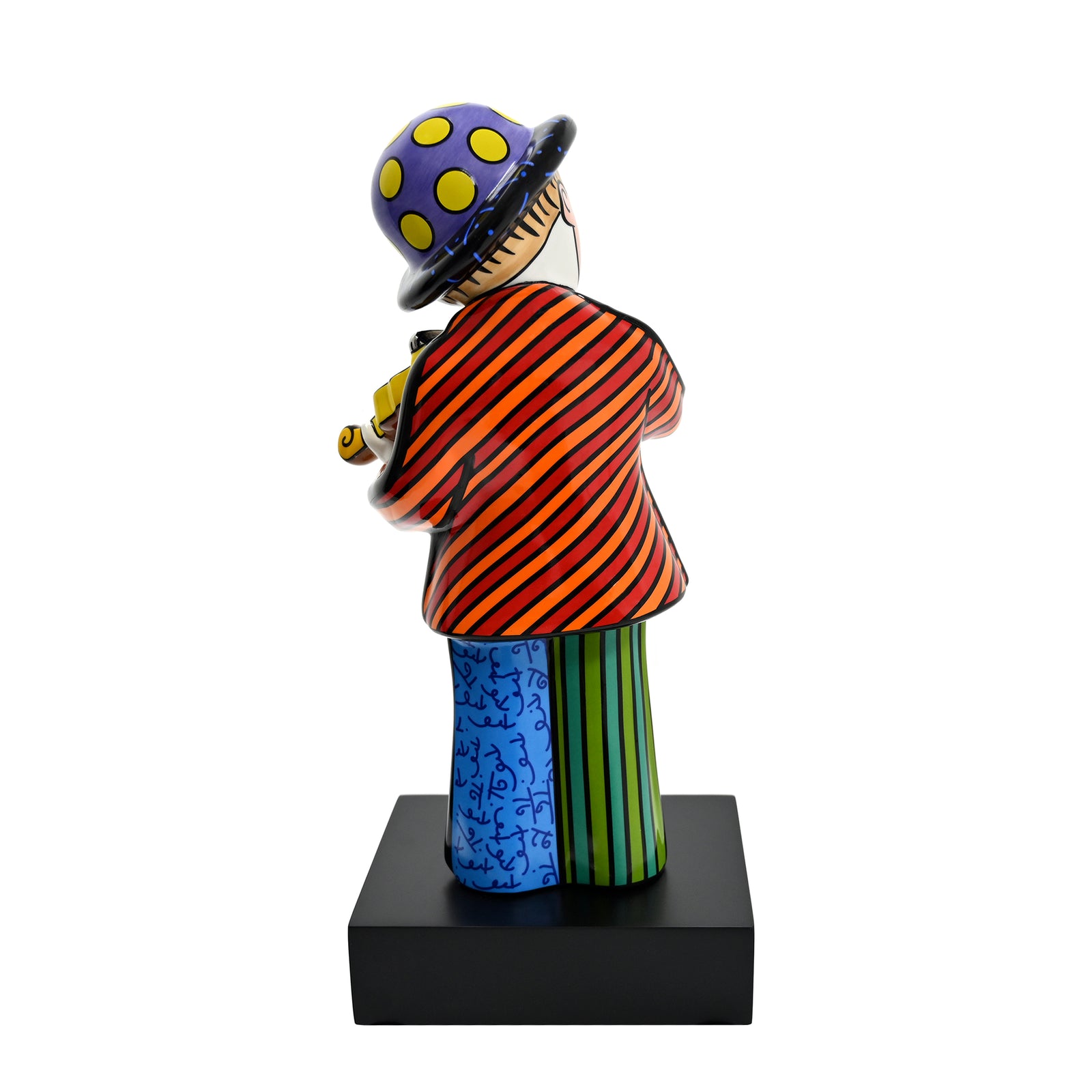 fiddler fine porcelain  artistic colorful design collectible