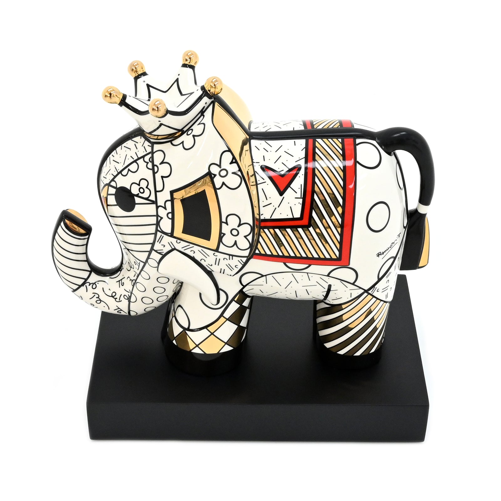 GOLDEN ELEPHANT - Fine Porcelain