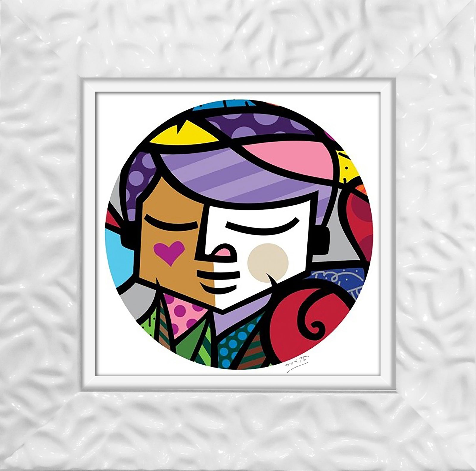 eros serigraph  artistic colorful design collectible
