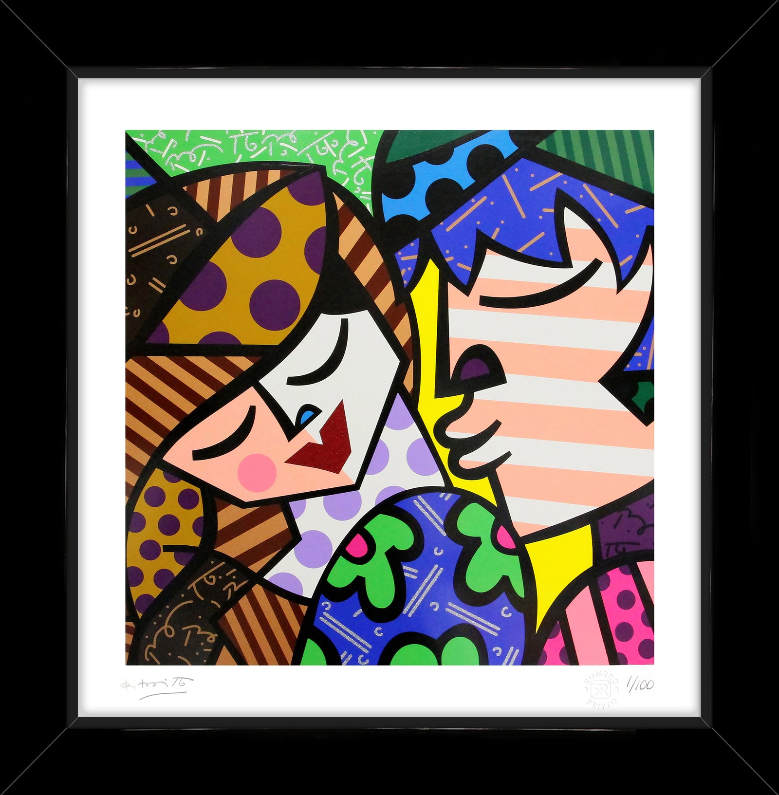 delicious serigraph  artistic colorful design collectible