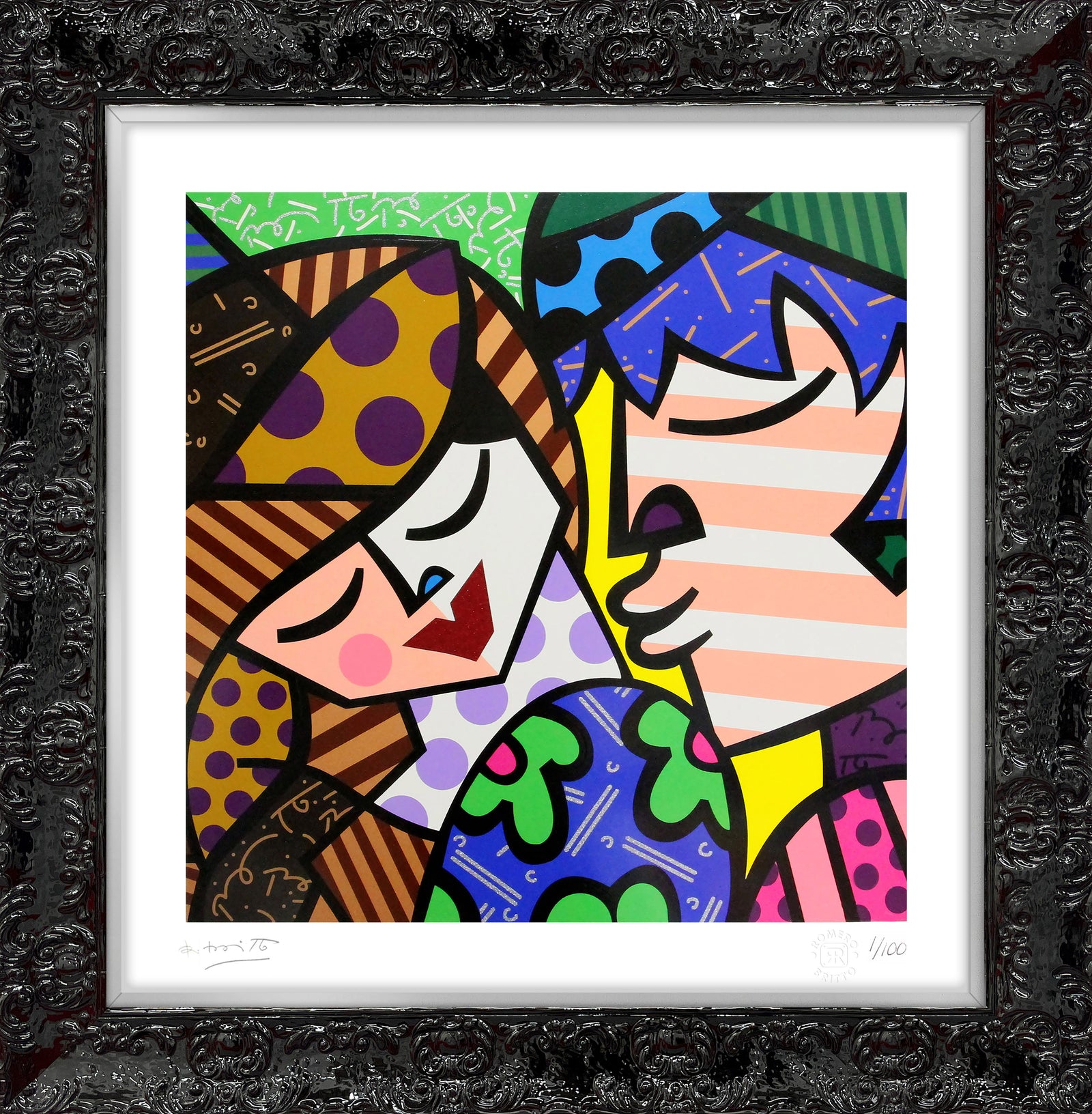 modern pop art delicious serigraph  vibrant home decor