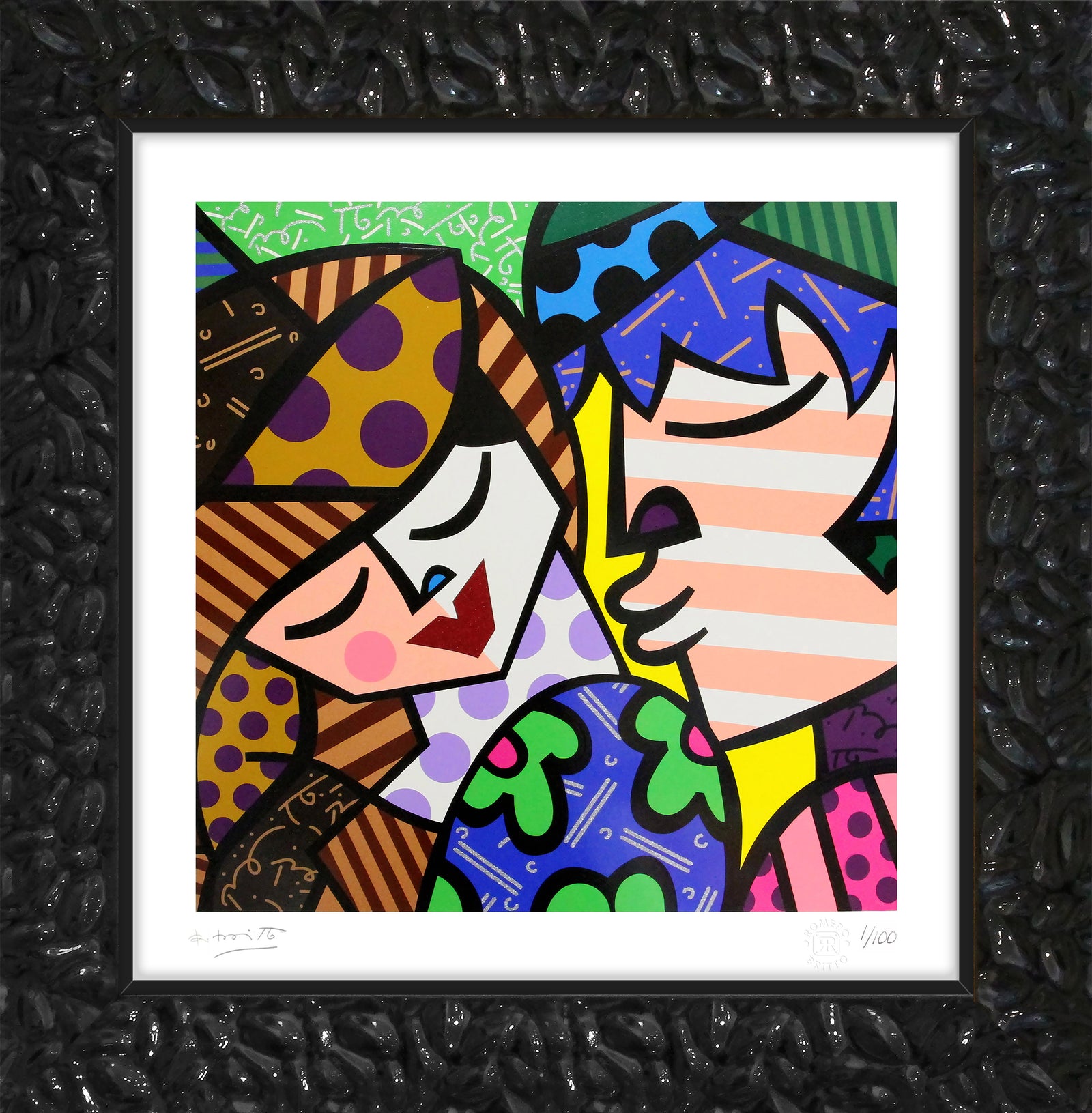 modern pop art delicious serigraph  vibrant home decor