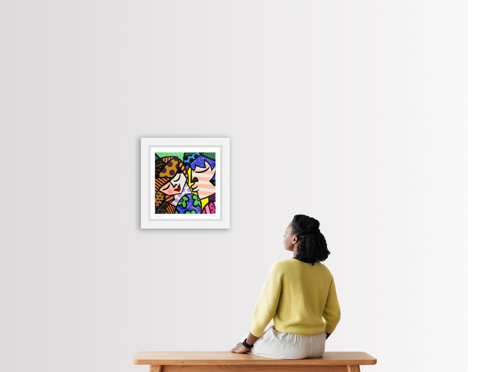 Romero Britto delicious serigraph  colorful pop art design