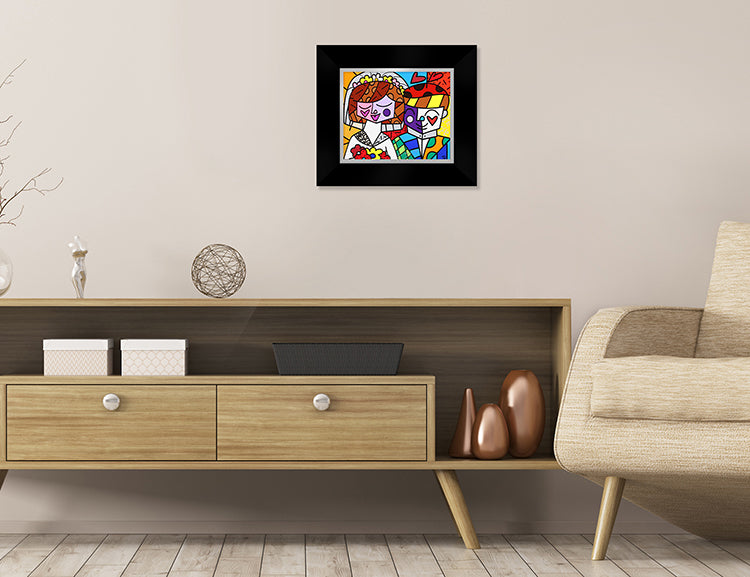 love wedding limited edition serigraph  colorful decorative collectible gift idea