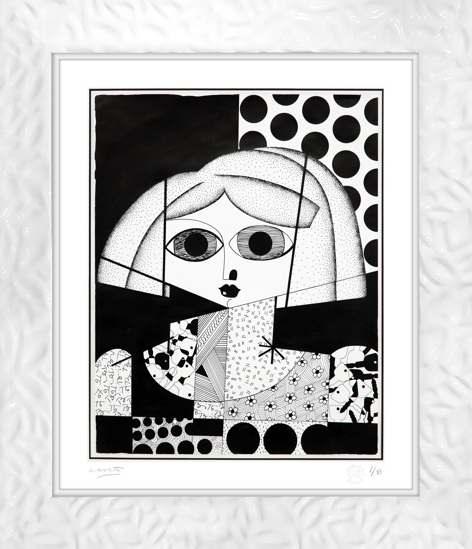 the key holder serigraph artist  artistic colorful design collectible