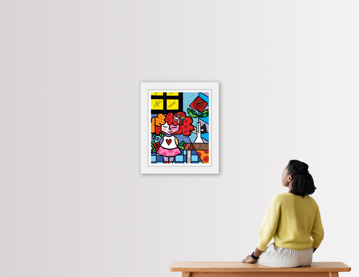 the good girl serigraph  artistic colorful design collectible