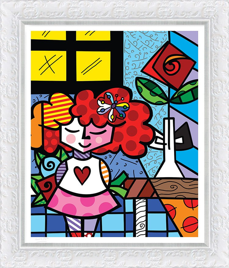 the good girl serigraph  artistic colorful design collectible