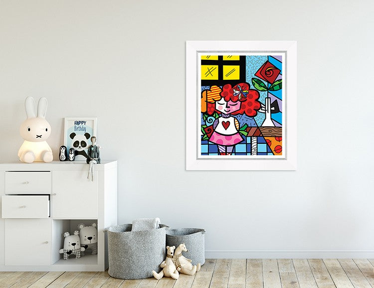 the good girl serigraph  artistic colorful design collectible