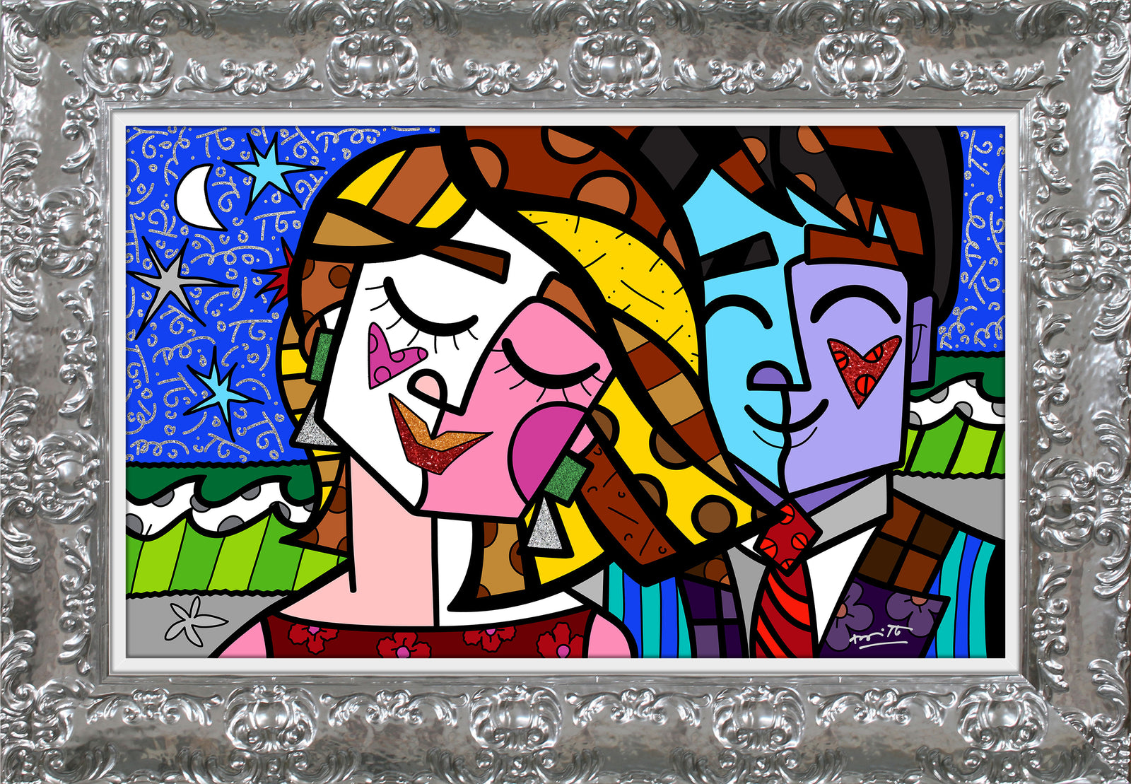 romancismo serigraph  colorful decorative collectible gift idea