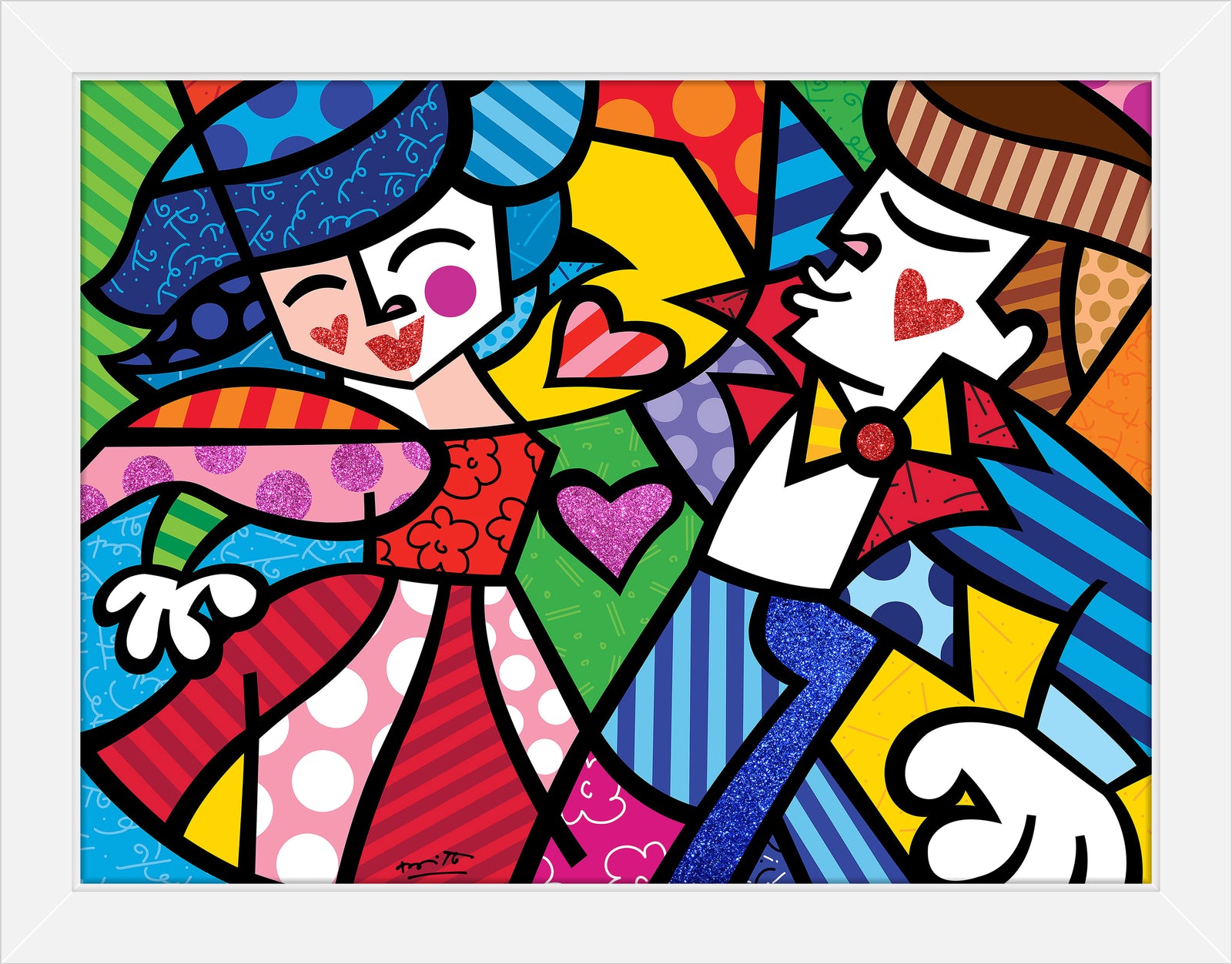 letss dance limited edition print  colorful decorative collectible gift idea