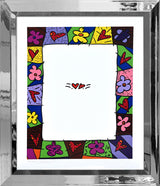 KETUBAH ORANGE HEART - Serigraph